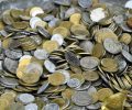 a pile of coins