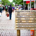 brown wooden board on red pave blocks