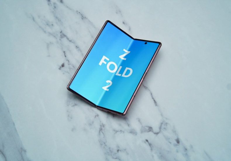 a blue sign on a white surface